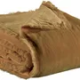 Throw blankets - Plain Fara Throw Bronze 135 X 200 - MAISON VIVARAISE - SDE VIVARAISE WINKLER