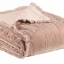 Throw blankets - Plain Fara Throw Pink 135 X 200 - MAISON VIVARAISE - SDE VIVARAISE WINKLER