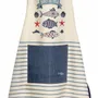 Aprons - New Pesk Kitchen Apron Bleu 72 X 85 - MAISON VIVARAISE - SDE VIVARAISE WINKLER