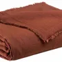 Throw blankets - Zeff Nomade Throw Blanket Caramel 130 X 180 - MAISON VIVARAISE - SDE VIVARAISE WINKLER