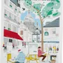Dish towels - Kitchen Towel Paris Montmartre Ecru 48 X 72 - MAISON VIVARAISE - SDE VIVARAISE WINKLER
