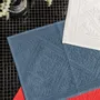 Autres linges de bain - Tapis de bain uni Enzo Perle 54 x 110 - MAISON VIVARAISE - SDE VIVARAISE WINKLER