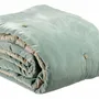 Throw blankets - Elise Knotted Dots Throw Blanket Opaline 140 X 200 - MAISON VIVARAISE - SDE VIVARAISE WINKLER