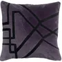 Cushions - Cushion Fara W/Emb Raisin 45 X 45 - MAISON VIVARAISE - SDE VIVARAISE WINKLER