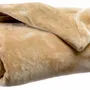 Throw blankets - Tender Throw Blanket Grège 150 X 200 - MAISON VIVARAISE - SDE VIVARAISE WINKLER
