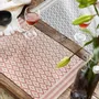 Table cloths - Kadra Placemat Set Naturel/Noir 33 X 45 - MAISON VIVARAISE - SDE VIVARAISE WINKLER