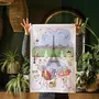 Dish towels - Tea Towel Les jardins parisiens Blanc 48 X 72 - MAISON VIVARAISE - SDE VIVARAISE WINKLER