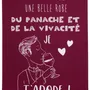 Dish towels - Kitchen Towel Panache Bordeaux 70 X 50 - MAISON VIVARAISE - SDE VIVARAISE WINKLER