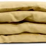 Bed linens - Linco Duvet Cover Gold 85 X 200 - MAISON VIVARAISE - SDE VIVARAISE WINKLER