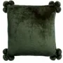 Coussins - Coussin Tender pompons Fougère 45 x 45 - MAISON VIVARAISE - SDE VIVARAISE WINKLER