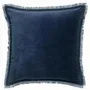 Coussins - Coussin uni Fara Marine 45 x 45 - MAISON VIVARAISE - SDE VIVARAISE WINKLER