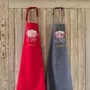 Aprons - Recycled kitchen apron Chef maman Rose 72 X 90 - MAISON VIVARAISE - SDE VIVARAISE WINKLER