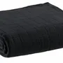 Bed linens - Recycled Bed Throw Lisa Noir 180 X 260 - MAISON VIVARAISE - SDE VIVARAISE WINKLER