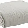 Linge de lit - Jeté recyclé Lisa Perle 180 x 260 - MAISON VIVARAISE - SDE VIVARAISE WINKLER