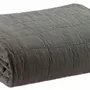 Linge de lit - Jeté recyclé Titou Carbone 240 x 260 - MAISON VIVARAISE - SDE VIVARAISE WINKLER