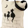 Sacs et cabas - Sac Dubout 3 chats Ecru 40 x 35 - MAISON VIVARAISE - SDE VIVARAISE WINKLER
