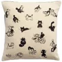 Coussins - Coussin Dubout Les chatons Ecru 45 x 45 - MAISON VIVARAISE - SDE VIVARAISE WINKLER