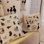 Coussins - Coussin Dubout Les chatons Ecru 45 x 45 - MAISON VIVARAISE - SDE VIVARAISE WINKLER