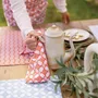 Table cloths - Recycled Coated Placemat Set Fatou Corail 33 X 48 - MAISON VIVARAISE - SDE VIVARAISE WINKLER