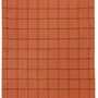 Dish towels - Kilia Checkered Linen-Cotton Tea Towel Brique 50 X 70 - MAISON VIVARAISE - SDE VIVARAISE WINKLER