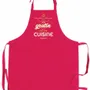 Aprons - Peps Recycle Apron With Pocket Le Gratin Rose 90 X 72 - MAISON VIVARAISE - SDE VIVARAISE WINKLER