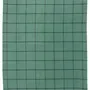 Dish towels - Kilia Checkered Linen-Cotton Tea Towel Vert de gris 50 X 70 - MAISON VIVARAISE - SDE VIVARAISE WINKLER