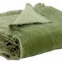 Bed linens - Plain Fara Bedspread Olive 85 X 200 - MAISON VIVARAISE - SDE VIVARAISE WINKLER