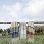 Throw blankets - Recycled Striped Throw Isabel Naturel 130 X 160 - MAISON VIVARAISE - SDE VIVARAISE WINKLER