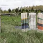 Throw blankets - Recycled Striped Throw Isabel Naturel 130 X 160 - MAISON VIVARAISE - SDE VIVARAISE WINKLER