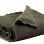 Linge de lit - Édredon uni Laly Olive 85 x 200 - MAISON VIVARAISE - SDE VIVARAISE WINKLER