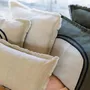Coussins - Coussin bicolore Laly Olive 40 x 65 - MAISON VIVARAISE - SDE VIVARAISE WINKLER