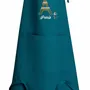 Aprons - Recycled kitchen apron with pocket Tour Eiffel Paon 85 X 72 - MAISON VIVARAISE - SDE VIVARAISE WINKLER
