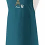 Aprons - Recycled Japanese Kitchen Apron Tour Eiffel Paon 125 X 85 - MAISON VIVARAISE - SDE VIVARAISE WINKLER