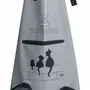 Tabliers de cuisine - Tablier de cuisine Dubout Chats Eiffel Gris 72 x 85 - MAISON VIVARAISE - SDE VIVARAISE WINKLER
