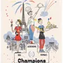 Dish towels - Tea towel Les Champions of Taste Écru 48 X 72 - MAISON VIVARAISE - SDE VIVARAISE WINKLER