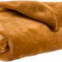 Throw blankets - Tender Throw Blanket Safran 150 X 200 - MAISON VIVARAISE - SDE VIVARAISE WINKLER