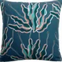 Coussins - Coussin imprimé Alga outdoor Indigo 45 x 45 - MAISON VIVARAISE - SDE VIVARAISE WINKLER