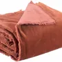 Throw blankets - Plain Fara Throw Sienne 135 X 200 - MAISON VIVARAISE - SDE VIVARAISE WINKLER