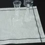 Table cloths - Set of 2 Léonie placemats Caviar 40 X 50 - LA CERISE SUR LE GATEAU