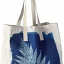 Bags and totes - Fougère Tote Bag Bleu 38 X 46 X 18 - LA CERISE SUR LE GATEAU