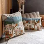 Cushions - Embroidered Cushion Elie Multico 45 X 45 - MAISON VIVARAISE - SDE VIVARAISE WINKLER