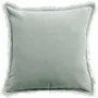 Cushions - Plain Cushion Fara Titane 45 X 45 - MAISON VIVARAISE - SDE VIVARAISE WINKLER