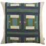 Cushions - Taho Printed Cushion Vert de gris 45 X 45 - MAISON VIVARAISE - SDE VIVARAISE WINKLER