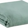 Bed linens - Duvet Cover Stonewashed Zeff Vert De Gris 140 X 200 - MAISON VIVARAISE - SDE VIVARAISE WINKLER