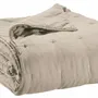 Linge de lit - Jeté de lit Zeff Naturel 240 x 260 - MAISON VIVARAISE - SDE VIVARAISE WINKLER