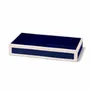 Bathroom storage - Ink Blue & Bone Bath Tray - LADORADA