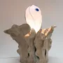 Table lamps - Ceramic and blown glass light - LUCIE SOTTY