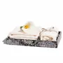 Bathroom storage - Mother of Pearl - Black Bath Tray - LADORADA