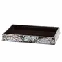 Bathroom storage - Mother of Pearl - Black Bath Tray - LADORADA