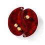 Objets de décoration - Ensemble Yin-Yang en nacre rouge - LADORADA